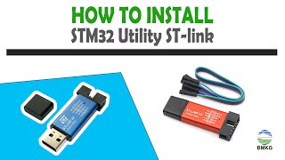 How To Install STM32 Utility STlink V2 [upl. by Ahsatak]