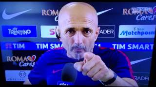 Spalletti  Fallo da rigore su Dzeko [upl. by Nemlaz873]