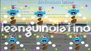 Apprendre la première déclinaison latine [upl. by Acenahs907]