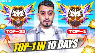 Playing 10 Days Continue For Region 35😲 To Region Top 1🥇BR Ranked  Hard Challenge Ep 8 Part 2 [upl. by Ynaffi43]