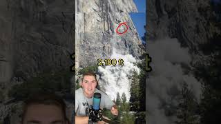 Yosemite Rock Fall MORE POWERFUL than any NON NUCLEAR BOMB shorts nationalpark [upl. by Achorn]