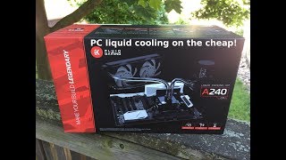 PC Water Cooling on a Budget EK Fluid Gaming A240 [upl. by Hitt571]