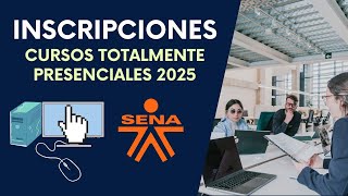 📝 Inscripciones Cursos Presenciales 8 al 15 de noviembre 2024 🌎 SENAComunica [upl. by Yrrok]