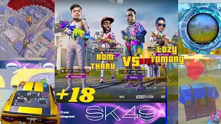 Tamang vs Tharu toxic game play with sk49video sk49live pubgmobile funny friends 18 [upl. by Ramuk890]