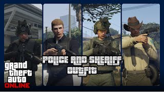 GTA ONLINE POLICE amp SHERIFF OUTFIT TUTORIAL 2024 🚨 [upl. by Socha]