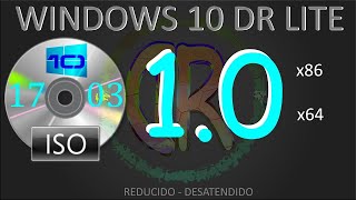 W10P DR Lite 6432bit Reducido Y Desatendido Para PCs Antiguos 1703 [upl. by Ylremik]