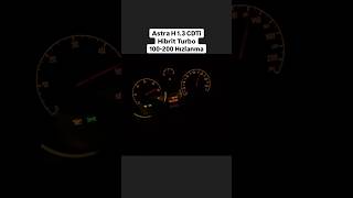 Astra H 13 CDTi 100200 opel astrah acceleration [upl. by Anailli]