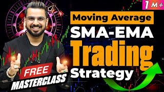 Moving Average amp Exponential Moving Average  SMA EMA Trading Strategy  Stock Market Training [upl. by Almat]