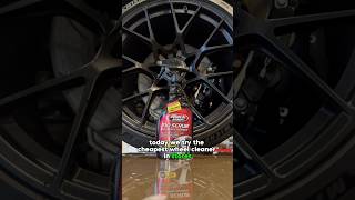 Does the CHEAPEST wheel cleaner work 🤔  detailing wheels cars detailer shorts [upl. by Dyer]