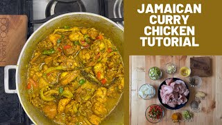 Jamaican Curry Chicken Tutorial [upl. by Sonnnie]