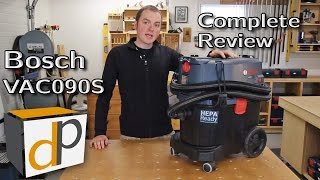 Bosch VAC090S Dust Extractor Review [upl. by Anawd]