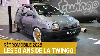 Rétromobile 2023 Les 30 ans de la Renault Twingo [upl. by Jess691]