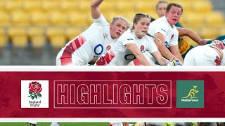 Red Roses v Australia highlights  WXV [upl. by Clementia564]