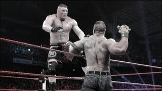 John Cena vs Brock Lesnar Extreme Rules Match highlights [upl. by Jolene]