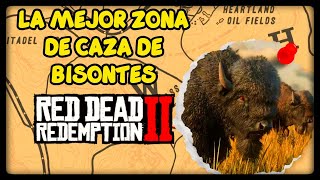 🔥 La MEJOR ZONA para CAZAR BISONTES en RED DEAD REDEMPTION 2 y como sacar la PIEL en PERFECTO ESTADO [upl. by Tenrag824]