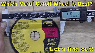 Best Metal Cutoff Wheel Brand 6 Brands Tested Lets find out [upl. by Mott]