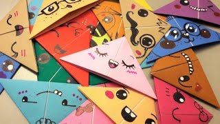 Marcador de Páginas Bookmarks  Origami Kawaii Cute [upl. by Sirrah625]