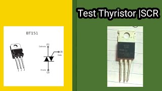 How to Test SCR  Thyristor [upl. by Acker505]