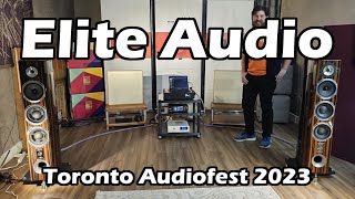 Triangle Magellan Cello 40th Anniversary Speakers  Elite Audio Toronto Audiofest 2023 [upl. by Mil987]