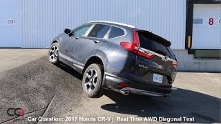 Real Time AWD Diagonal Test Honda CRV  The MOST complete review Part 68 [upl. by Notna]