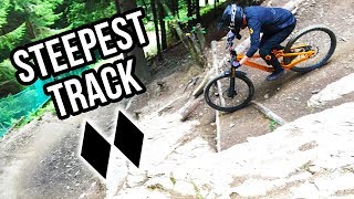 Trying to Ride the Steepest DH Track in the World [upl. by Bryner]