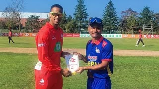 Nepal vs canada cwc leag 2 ODI cricket live match today thanku [upl. by Yssac]