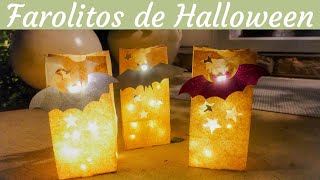 CÓMO HACER LAMPARITAS DE HALLOWEEN  FÁCILES Y BONITAS [upl. by Rodie]