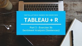 Tableau  R Integration Part 2  Ex3b  Sentiment Analysis of Sentences [upl. by Yardley]