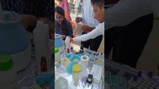 Blood test trending bloodsample bloodsugar test collegecampus Manoj Sir Vlogs Viral Short [upl. by Kerry798]