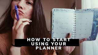 How to start using a plannerwhat to write to stay organized [upl. by Dorfman737]