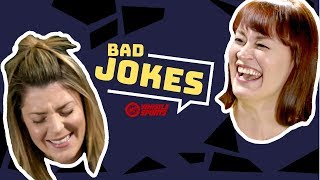 Grace Helbig vs Mamrie Hart  Bad Joke Telling [upl. by Dlareg]