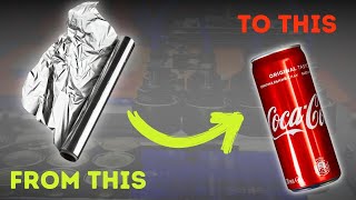 How CocaColas Aluminum Cans Are Made  The Factory Process Revealed [upl. by Peti656]