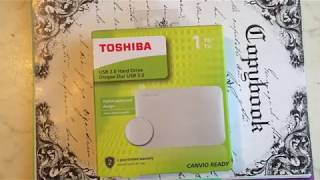 Обзорчик Внешнего Жесткого Диска HDD Toshiba Canvio Ready 1Тб [upl. by Monroy]