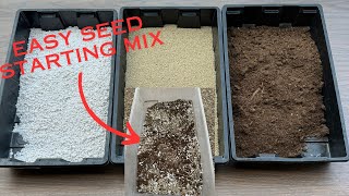 Easy Seed Starting Mix Recipe for Successful Germination [upl. by Lull158]