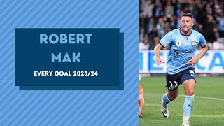 Robert Mak • Sydney FC • All Goals • 202324 [upl. by Lazes]