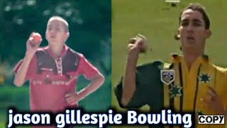 jason gillespie bowling Action copy same [upl. by Laram]