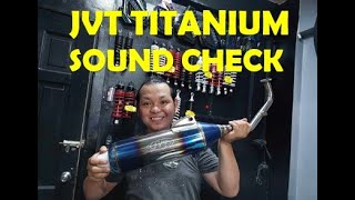 JVT PIPE TITANIUM V3 FOR AEROX V2 AND NMAX V2  SOUND CHECK [upl. by Sherar442]