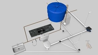 Como fazer a instalação de agua fria e esgoto de banheiro cozinha e área de serviço [upl. by Hylton]