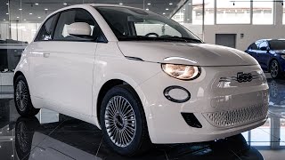 2024 Fiat 500e 118hp  Interior and Exterior Details [upl. by Haceber]