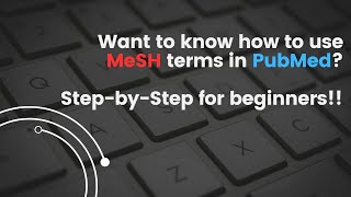 How to use MeSH terms in PubMed  StepbyStep Tutorial for Beginners in Health Research [upl. by Leontyne819]