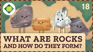 What Are Rocks and How Do They Form Crash Course Geography 18 [upl. by Noelopan272]