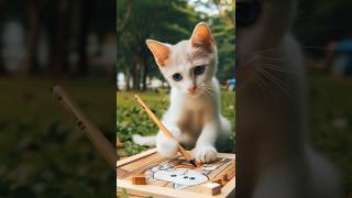 Kucing belajar mewarnai shorts shortvideo kucing mewarnai [upl. by Artenra628]