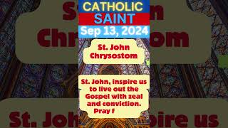 Saint of the Day September 13  St John Chrysostom [upl. by Atikat11]