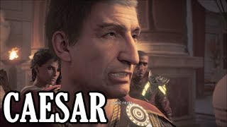 Assassins Creed Origins  All Julius Caesars Scenes 1080 HD [upl. by Lagasse733]