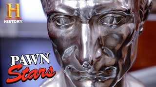 Pawn Stars RARE Julius Caesar Bust is PURE SILVER Season 18  History [upl. by Cash342]