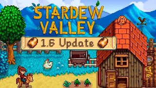 Stardew Valley 16 Update Gameplay New Map amp Joja Playthrough Part 1 [upl. by Kolk]