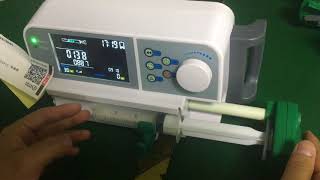 Syringe Pump Calibration  Enteral Feeding Pump YSSY500  Yueshen Medical Equipment [upl. by Starlin]