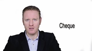 Cheque  Meaning  Pronunciation  Word World  Audio Video Dictionary [upl. by Yesnnyl458]