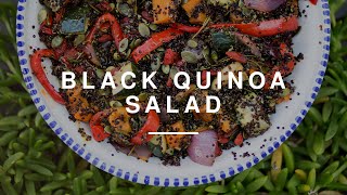 Black Quinoa Salad w AnneMarie  Madeleine Shaw  Wild Dish [upl. by Shifra]