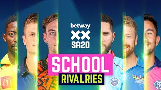 Stars talk up their school rivalries from the players  Betway SA20 [upl. by Jehius850]